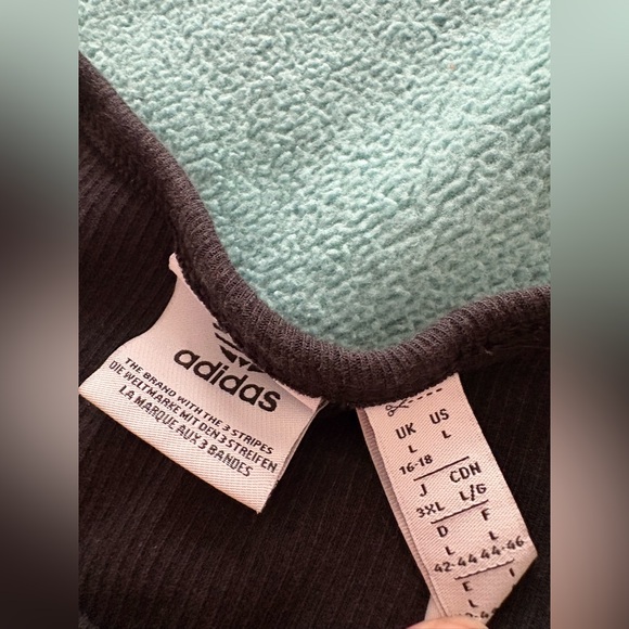 Adidas black Ribbed Tank - Picture 4 of 4